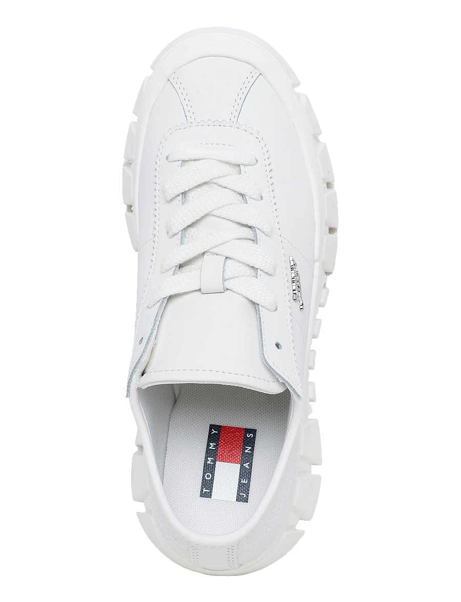 Tommy Hilfiger - TJW PLATFORM SNEAKER LEATHER LC - platform sneakers - ecru - 3