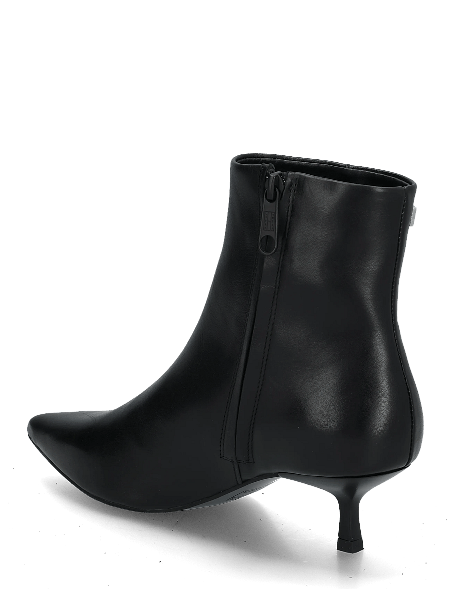 Tommy Hilfiger - TJW POINTED KITTEN HEEL BOOTS - støvletter - black - 1