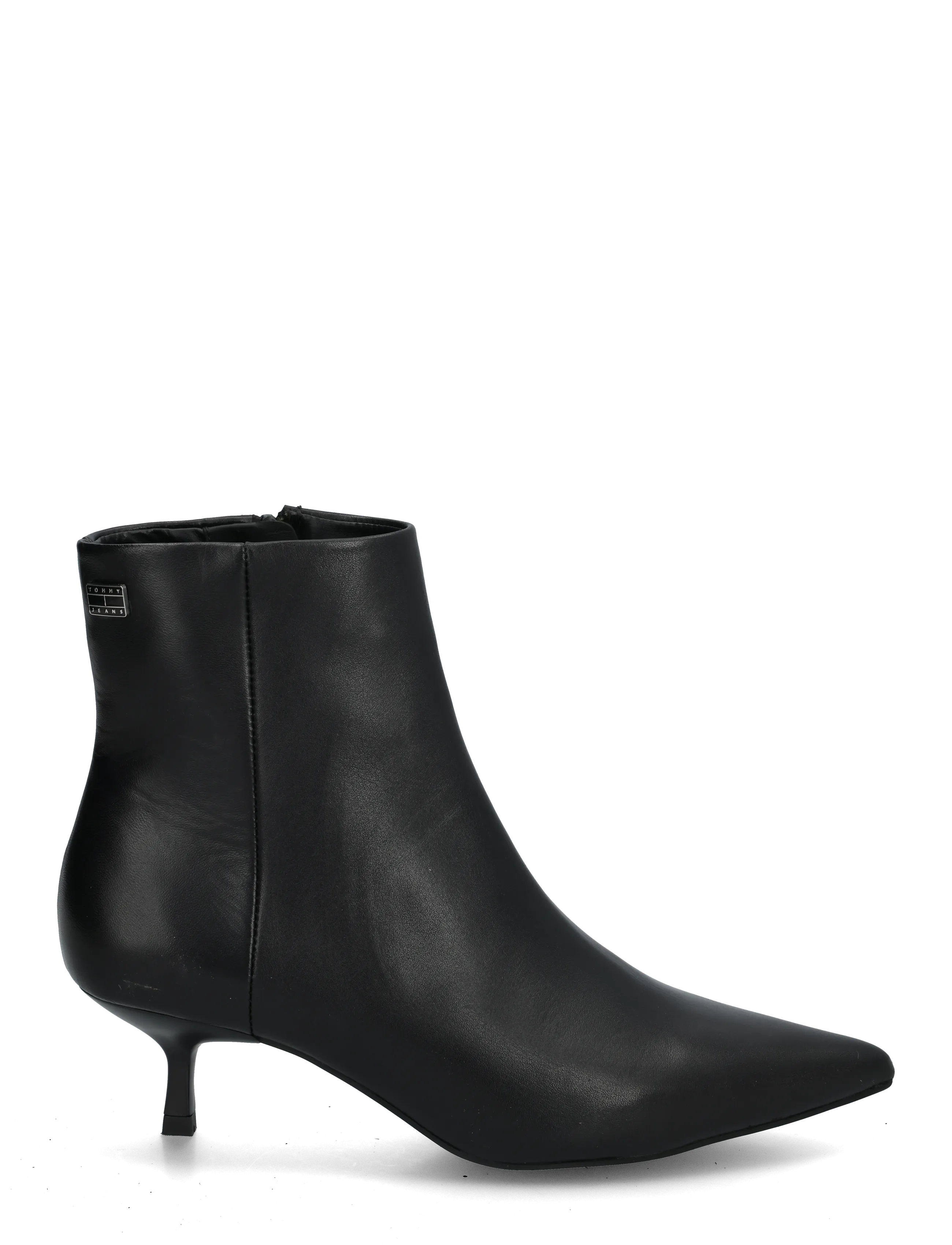Tommy Hilfiger - TJW POINTED KITTEN HEEL BOOTS - støvletter - black - 2