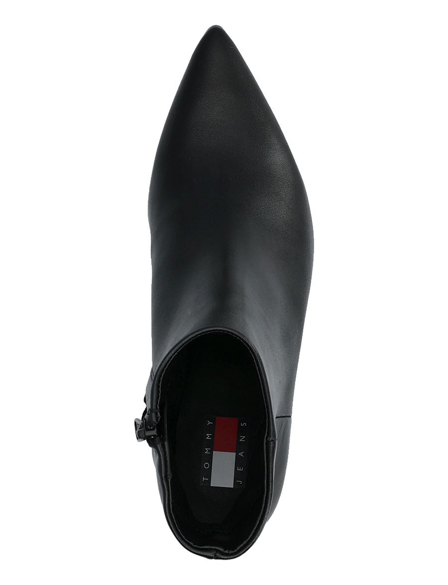 Tommy Hilfiger - TJW POINTED KITTEN HEEL BOOTS - kontsaga poolsaapad - black - 3