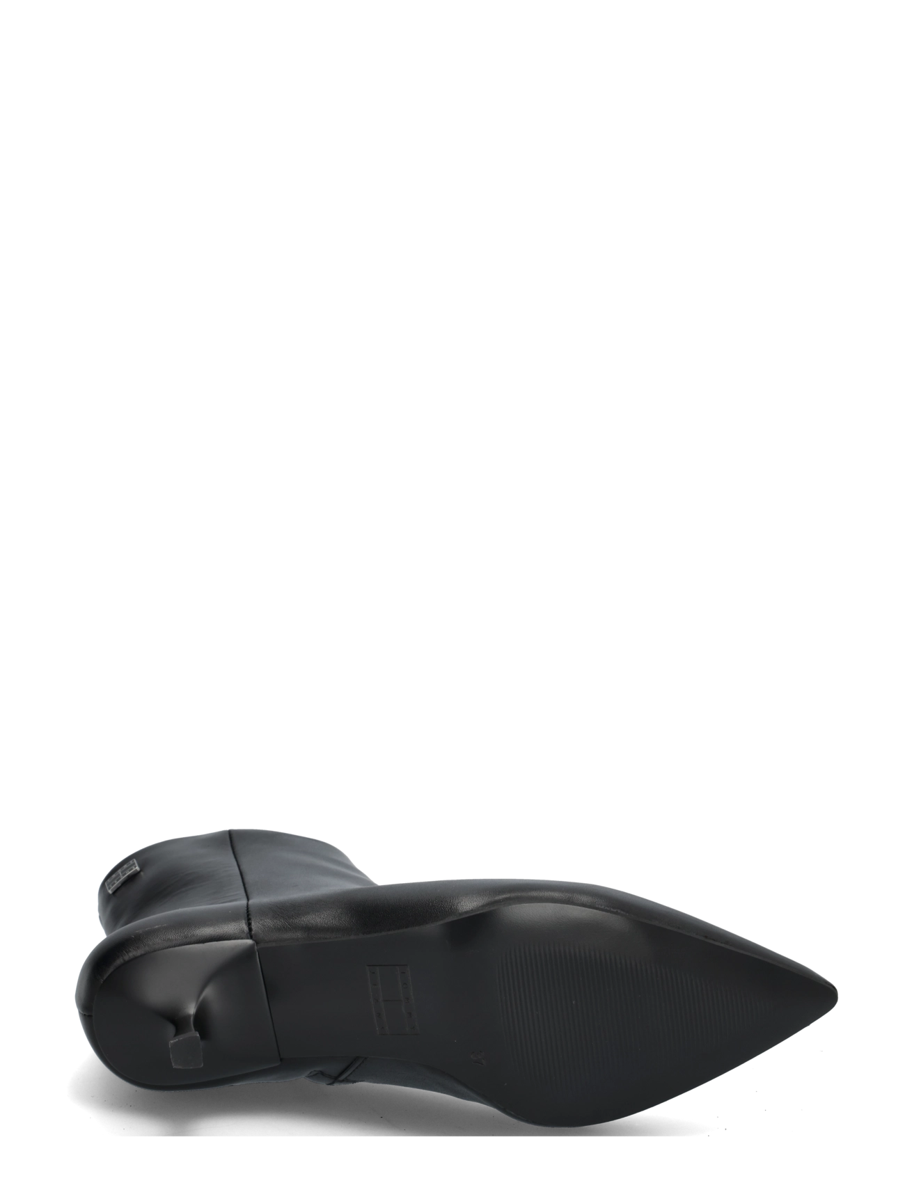 Tommy Hilfiger - TJW POINTED KITTEN HEEL BOOTS - kontsaga poolsaapad - black - 4