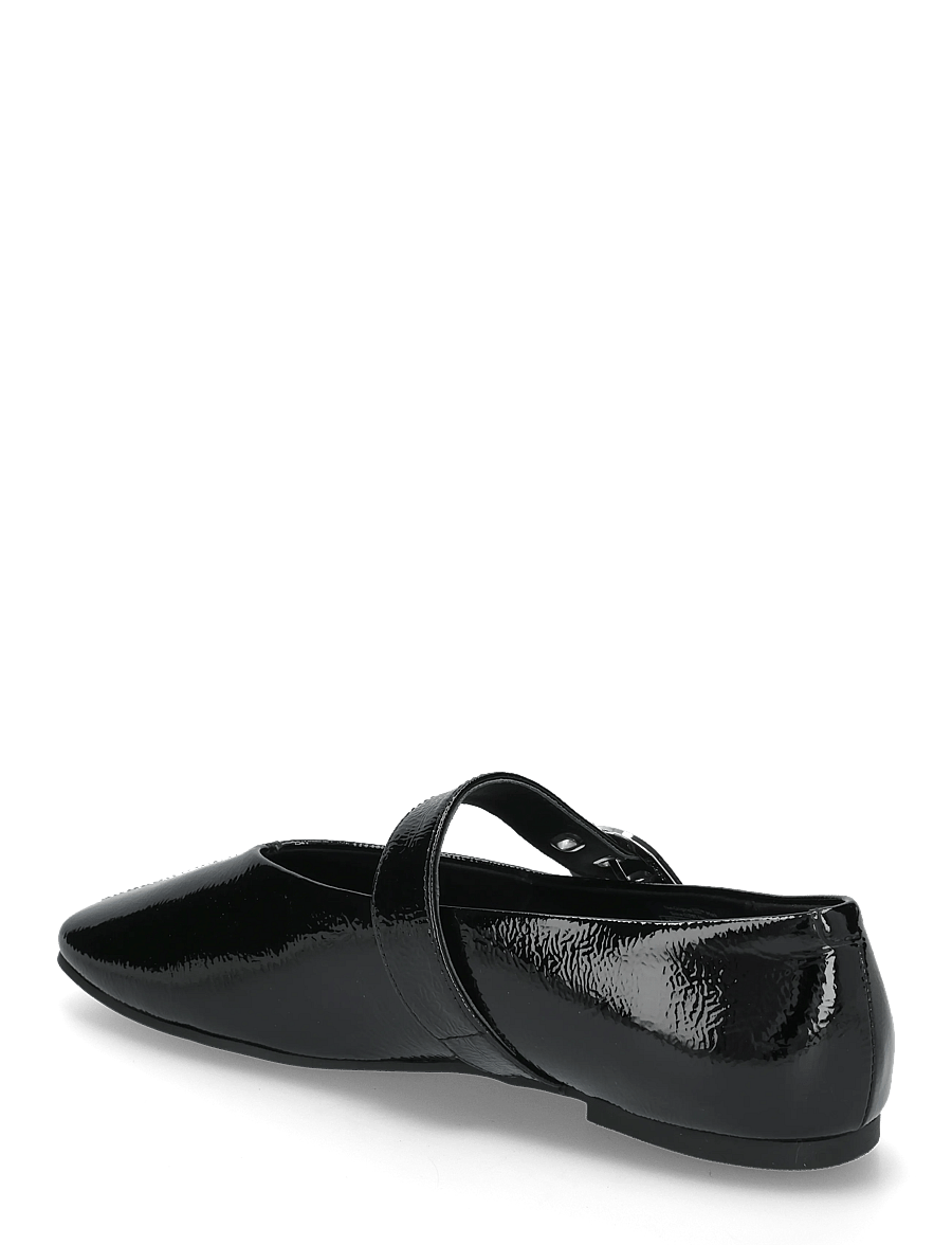 Tommy Hilfiger - SHINY LEATHER MARYJANE FLATS - besondere anlässe - black - 1