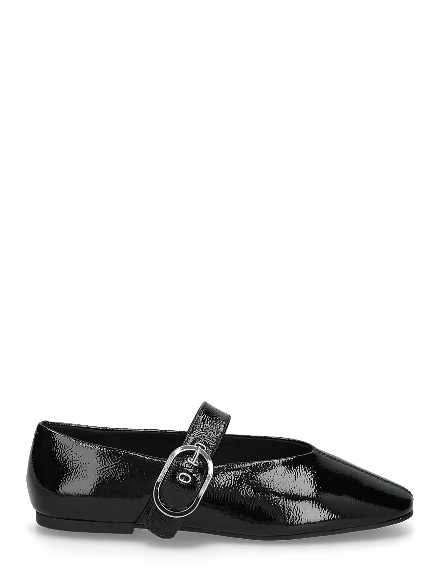 Tommy Hilfiger - SHINY LEATHER MARYJANE FLATS - besondere anlässe - black - 2