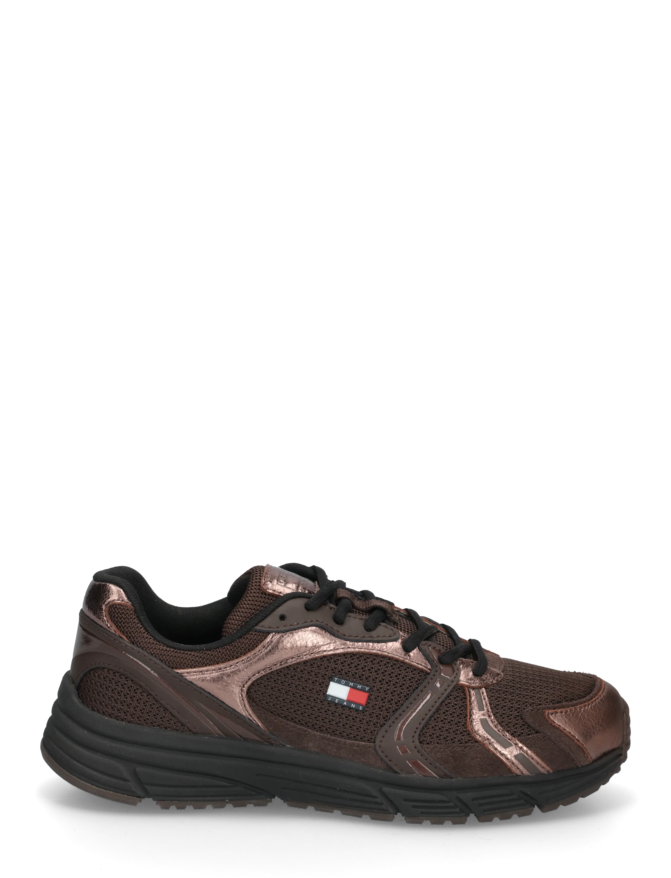 Tommy Hilfiger - TJW MODERN RUNNER METALLICS - lave sneakers - fondant brown - 2