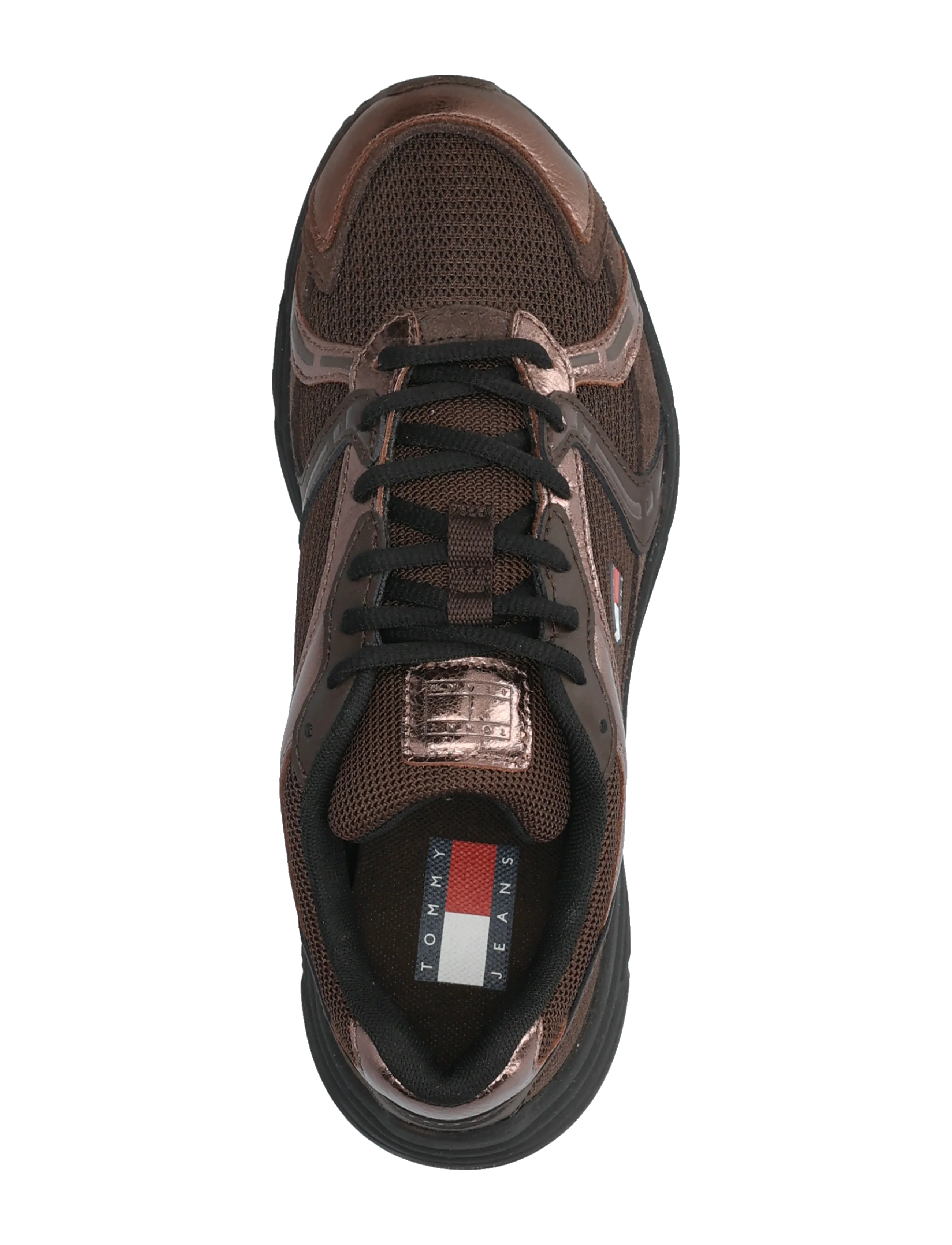Tommy Hilfiger - TJW MODERN RUNNER METALLICS - lave sneakers - fondant brown - 3