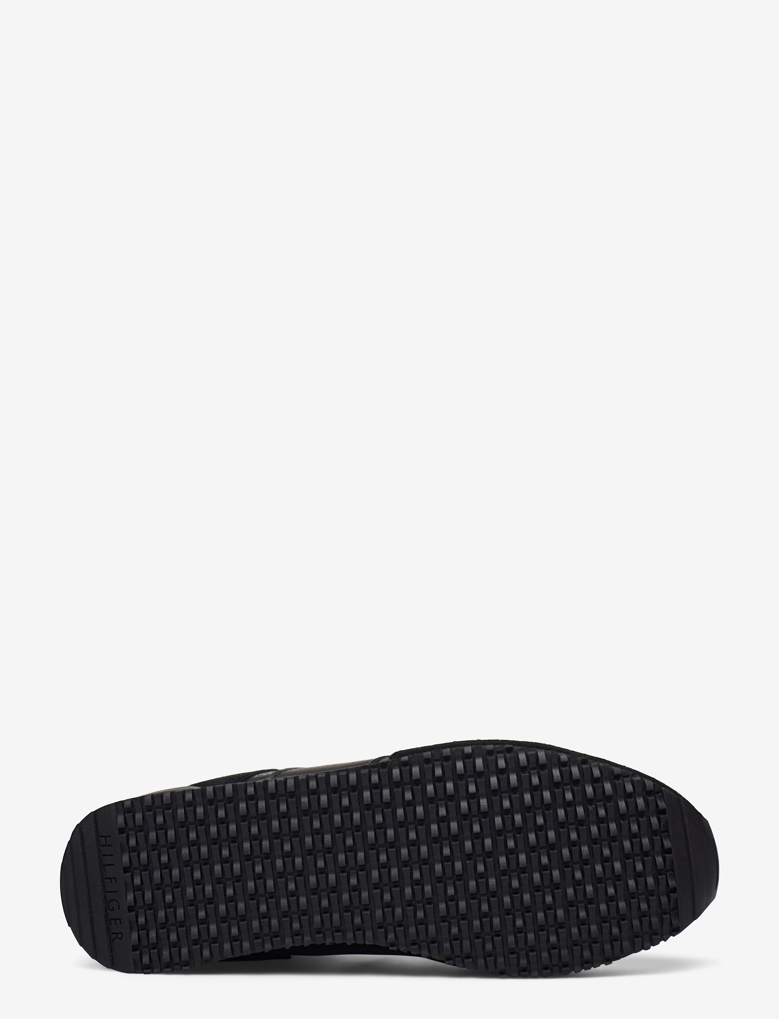 Tommy Hilfiger - ICONIC LEATHER SUEDE MIX RUNNER - black - 4
