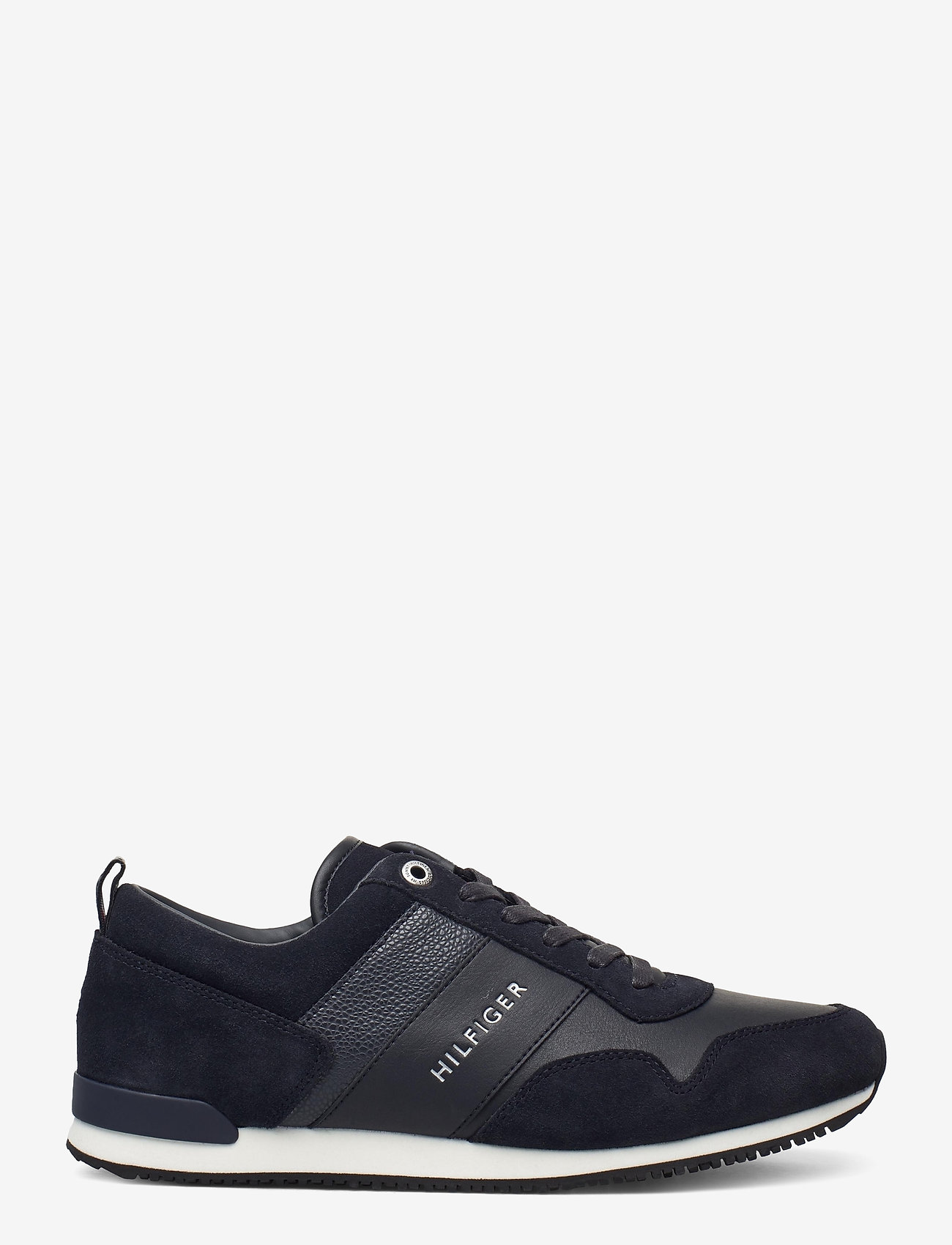 Tommy Hilfiger - ICONIC LEATHER SUEDE MIX RUNNER - lave sneakers - midnight - 1