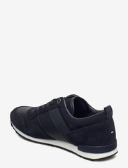 Tommy Hilfiger - ICONIC LEATHER SUEDE MIX RUNNER - lave sneakers - midnight - 2