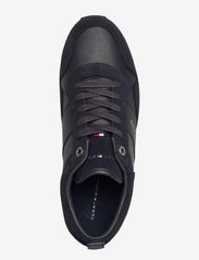 Tommy Hilfiger - ICONIC LEATHER SUEDE MIX RUNNER - lave sneakers - midnight - 3