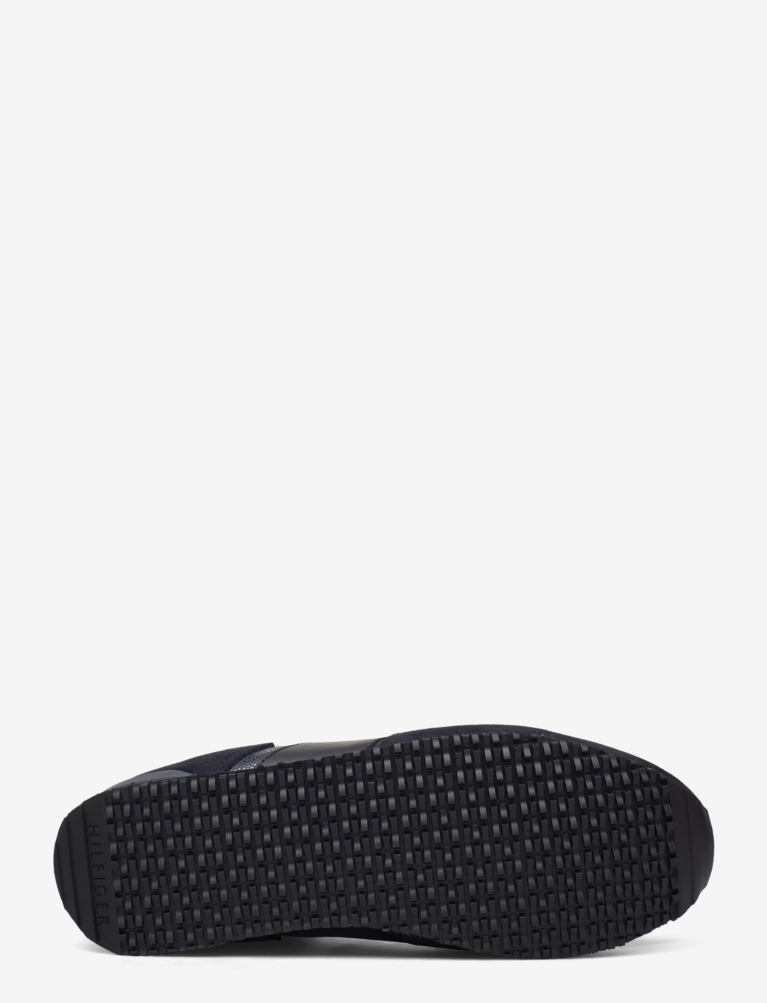 TOMMY HILFIGER Iconic Leather Suede Mix Runner låga sneakers herr – bild 5