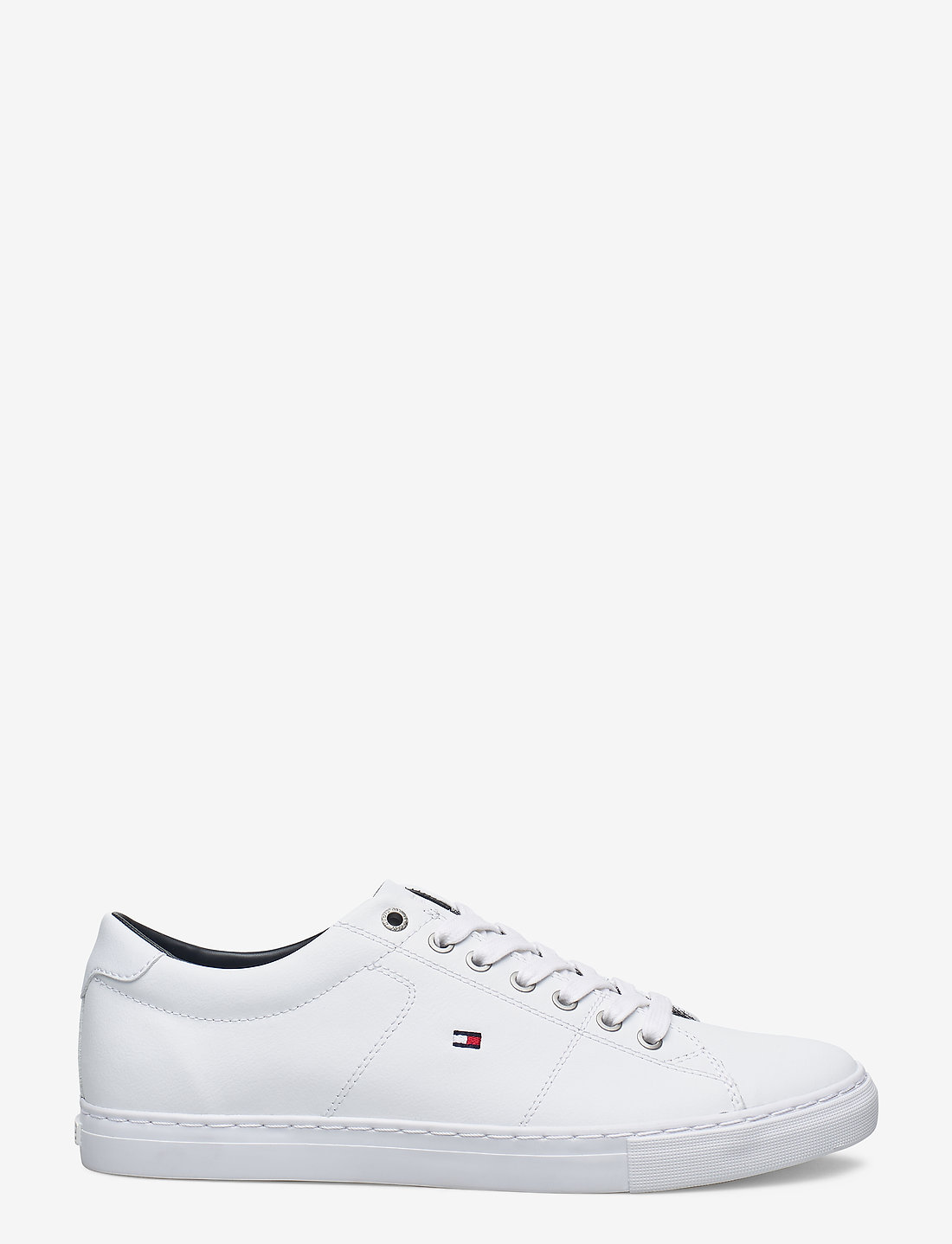 Tommy hilfiger white leather shoes Outlet