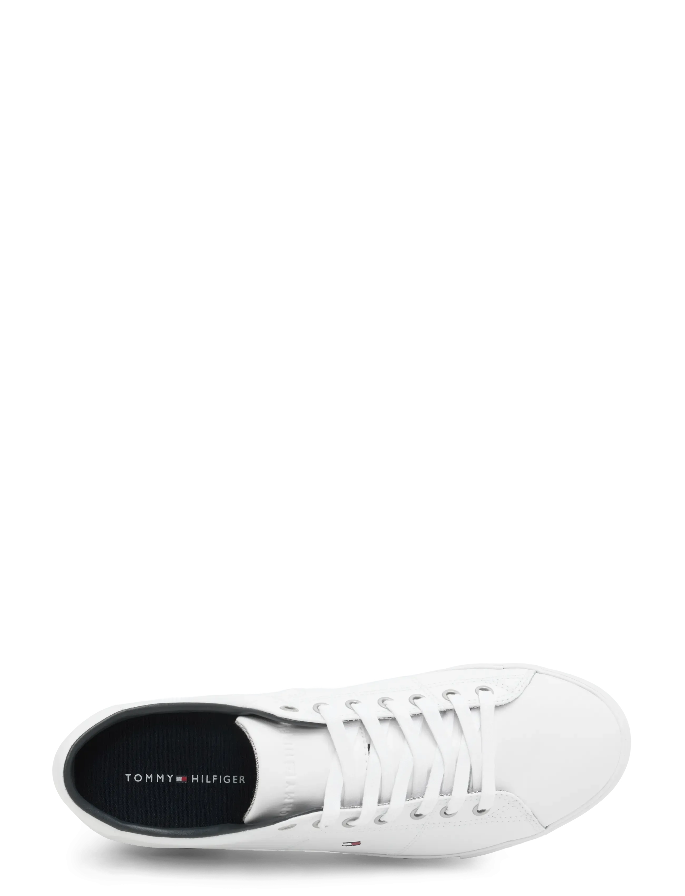 Tommy Hilfiger - ESSENTIAL LEATHER SNEAKER - sneakers med lavt skaft - white - 5