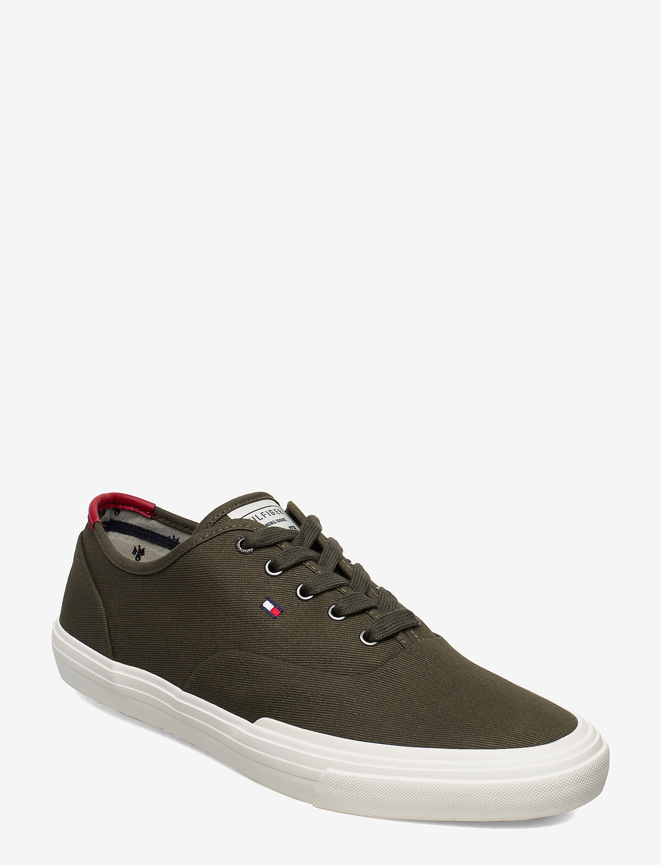 Tommy Hilfiger - CORE OXFORD TWILL SNEAKER - army green - 0