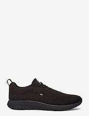 Tommy Hilfiger - CORPORATE KNIT RIB RUNNER - low tops - black - 1