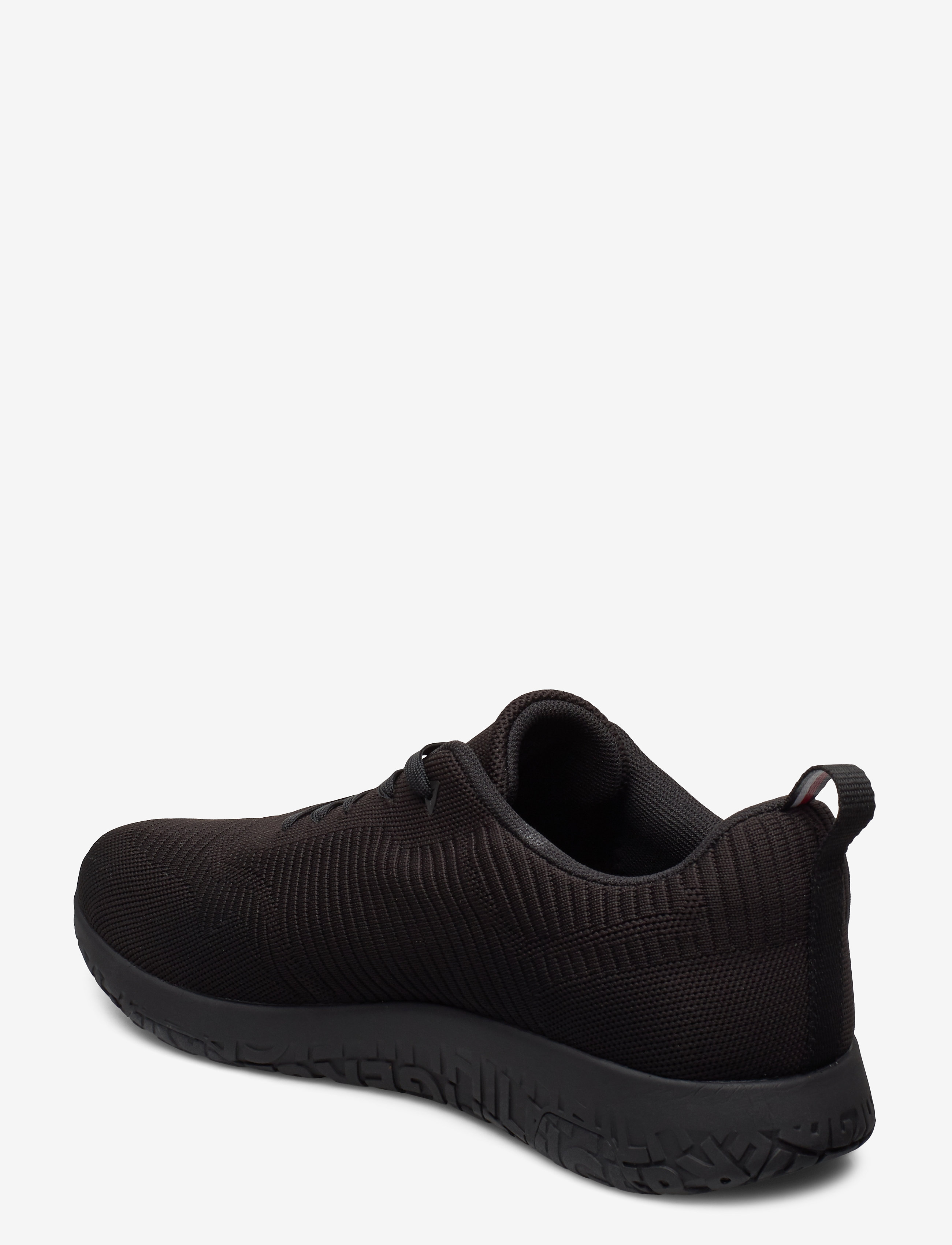 Tommy Hilfiger - CORPORATE KNIT RIB RUNNER - madala säärega tossud - black - 2