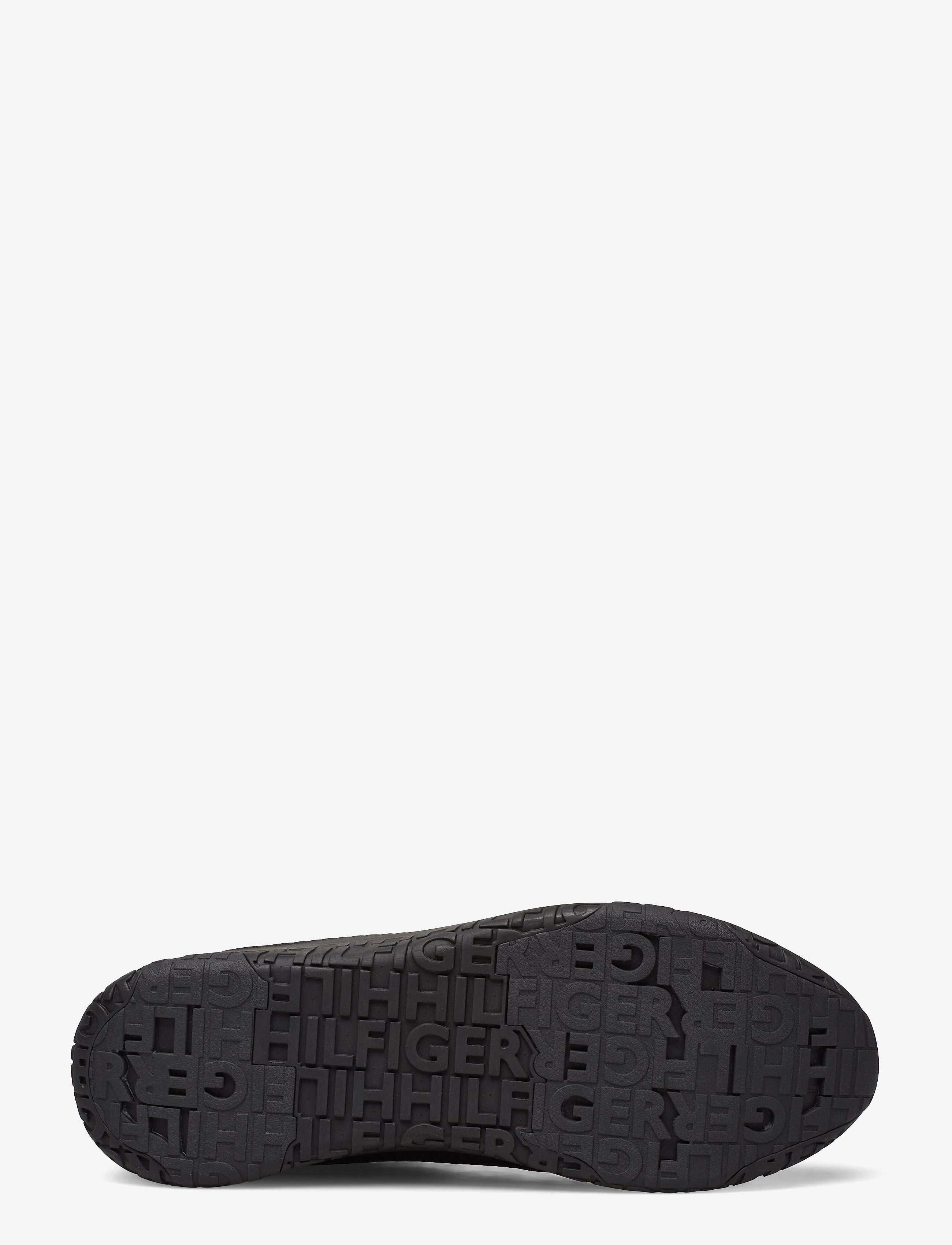 Tommy Hilfiger - CORPORATE KNIT RIB RUNNER - madala säärega tossud - black - 4