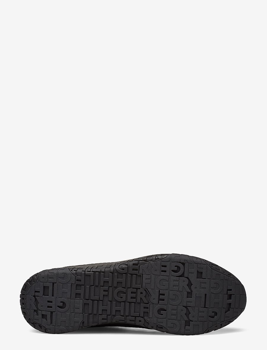 Tommy Hilfiger - CORPORATE KNIT RIB RUNNER - baskets basses - black - 4