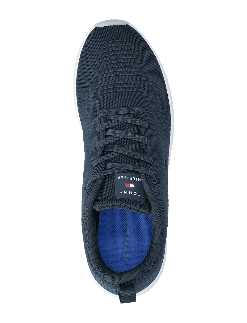 Tommy Hilfiger - CORPORATE KNIT RIB RUNNER - matalavartiset tennarit - desert sky - 4