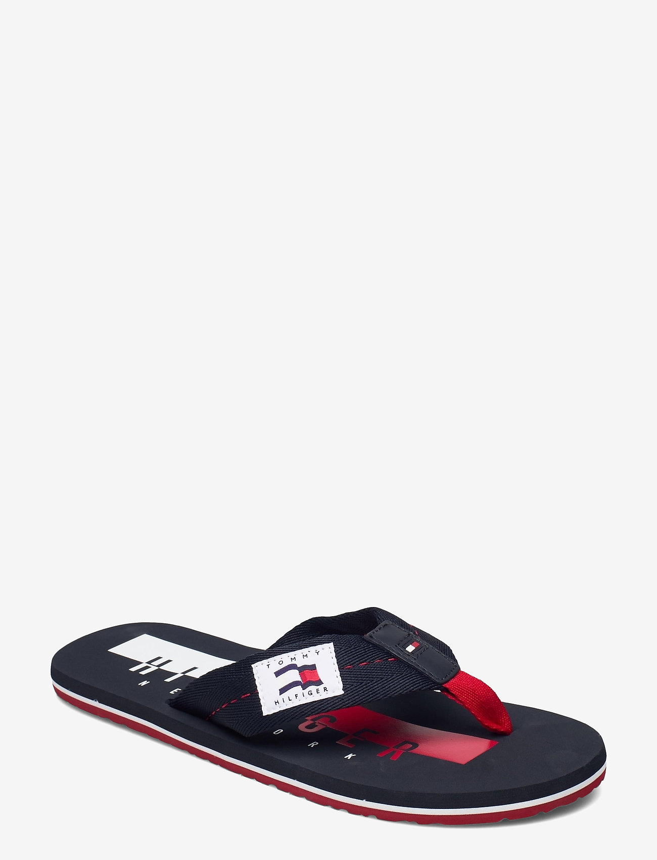 Tommy Hilfiger - HILFIGER BADGE BEACH SANDAL - desert sky - 0