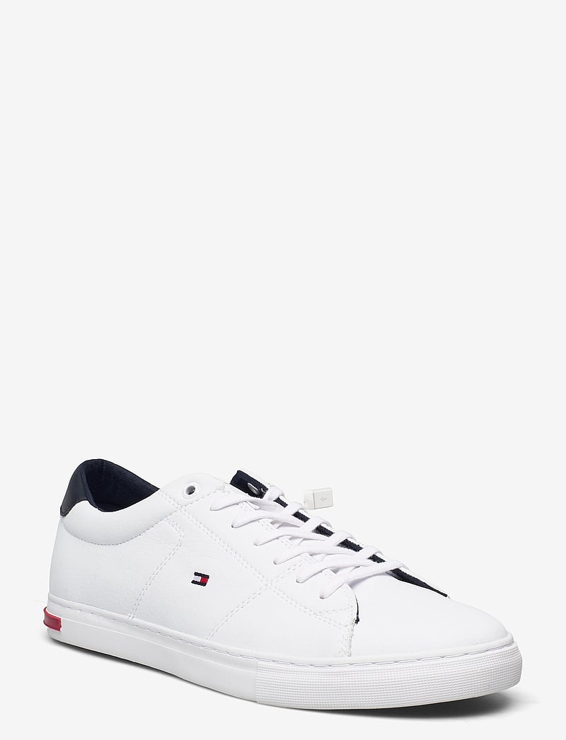 Tommy Hilfiger - ESSENTIAL LEATHER DETAIL VULC - niedriger schnitt - white - 0