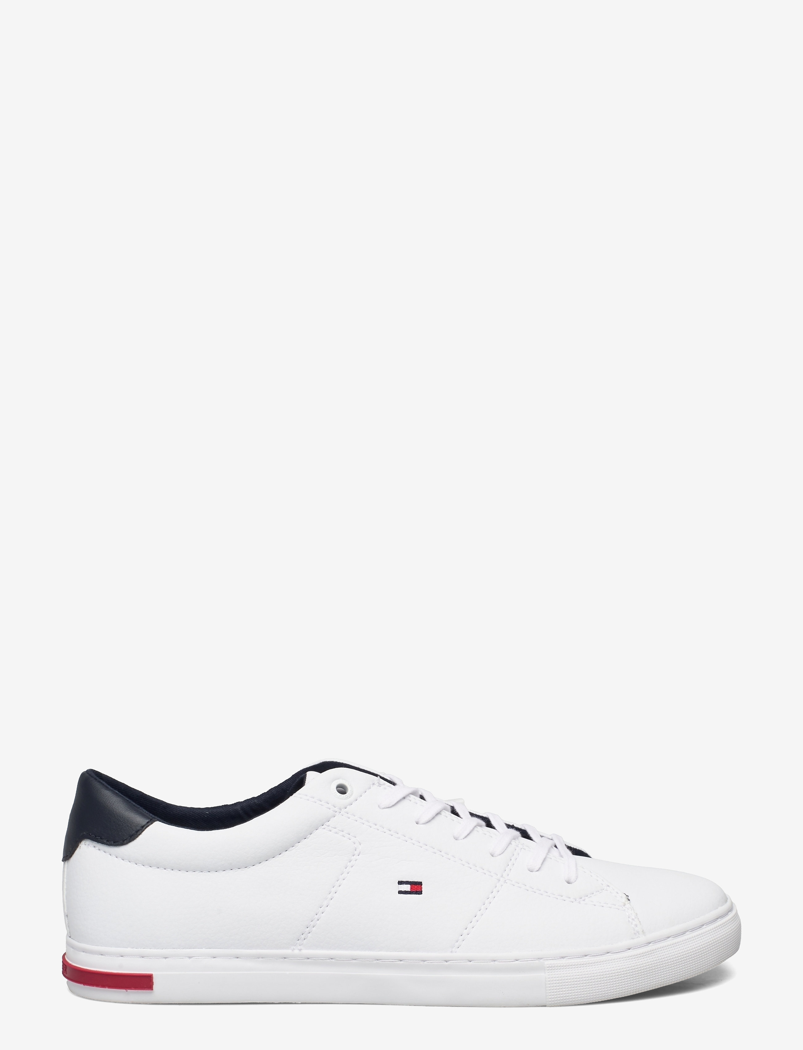 Tommy Hilfiger - ESSENTIAL LEATHER DETAIL VULC - lágir strigaskór - white - 1