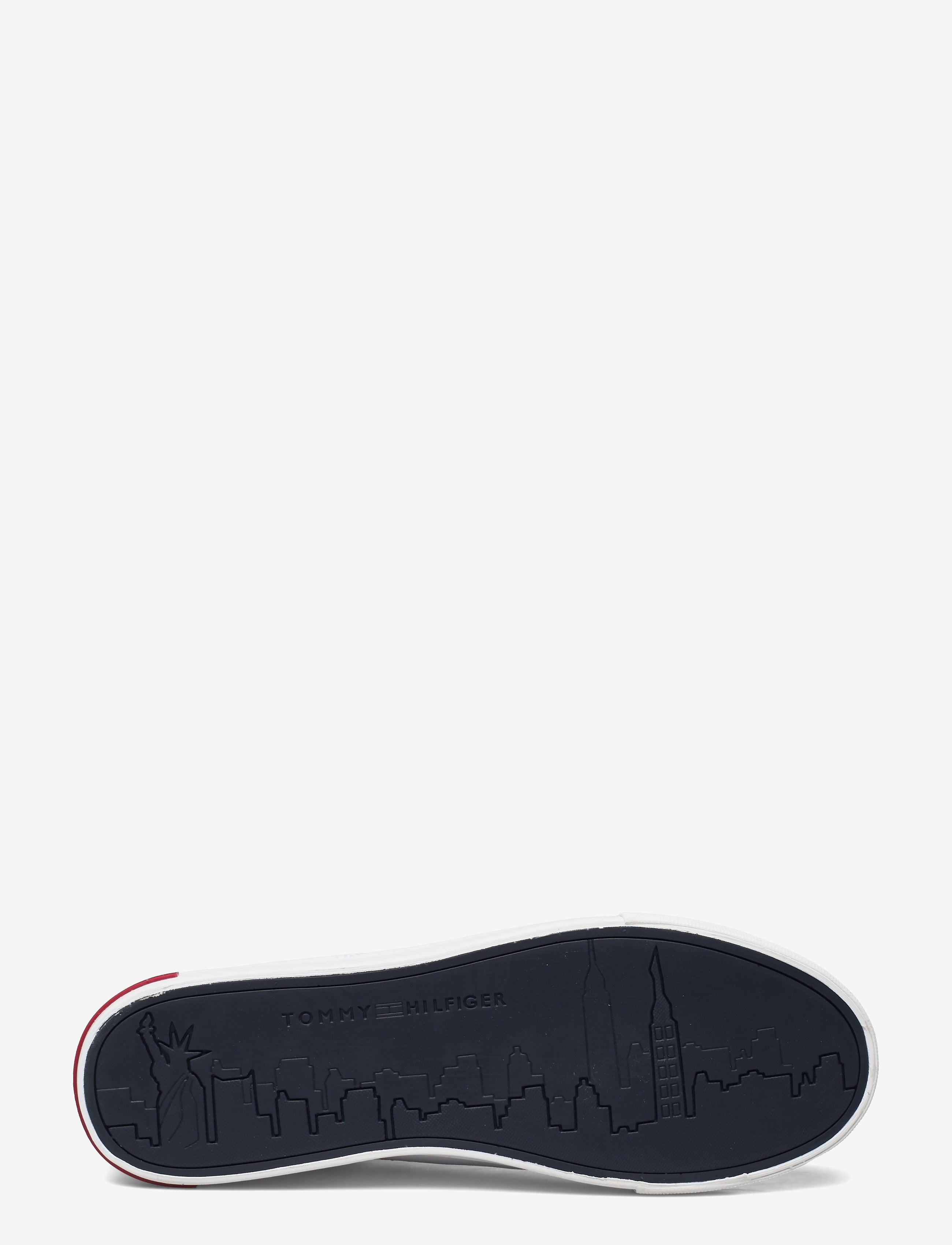 Tommy Hilfiger - ESSENTIAL LEATHER DETAIL VULC - lágir strigaskór - white - 4