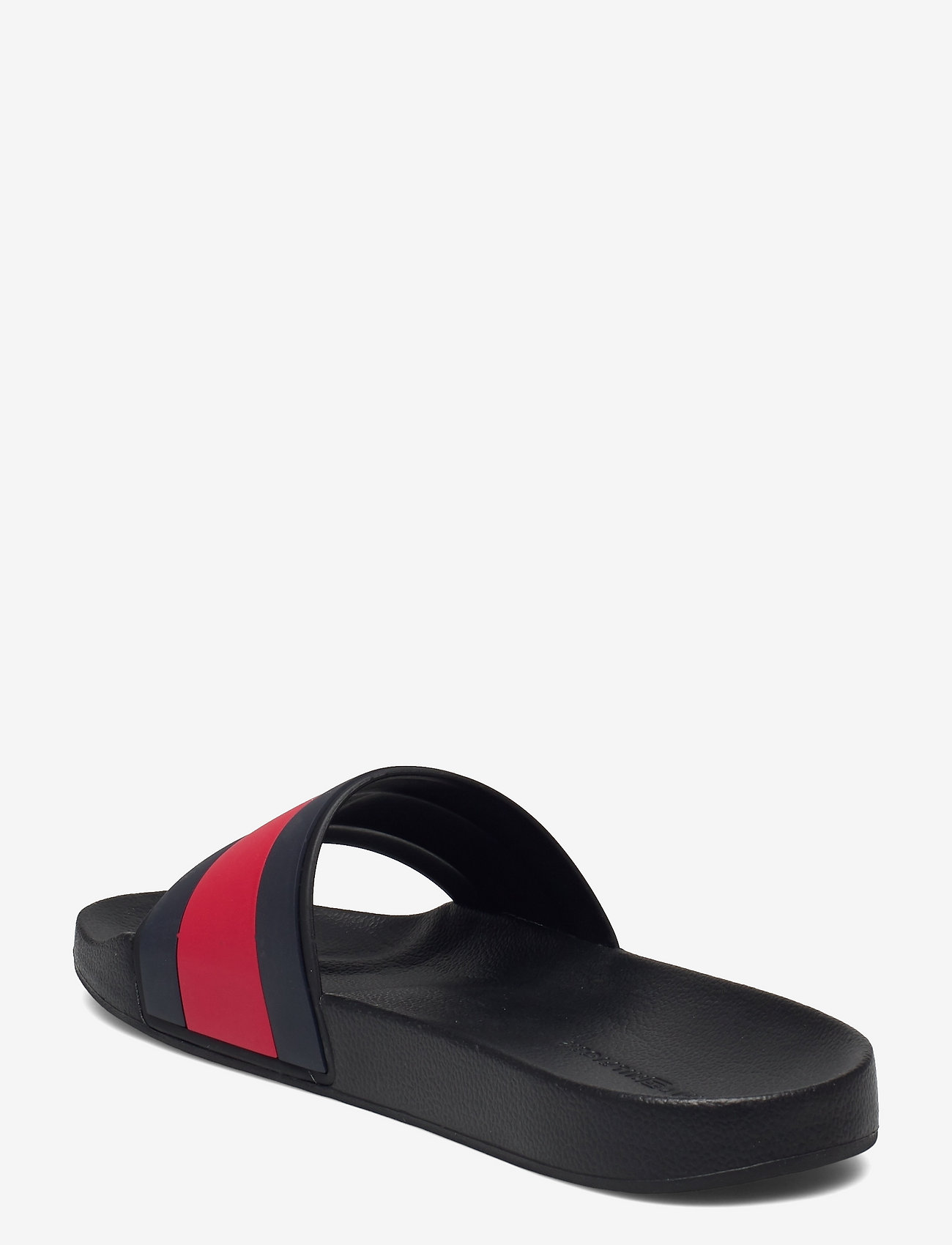 Tommy Hilfiger - RUBBER TH FLAG POOL SLIDE - shoppa efter tillfälle - black - 2