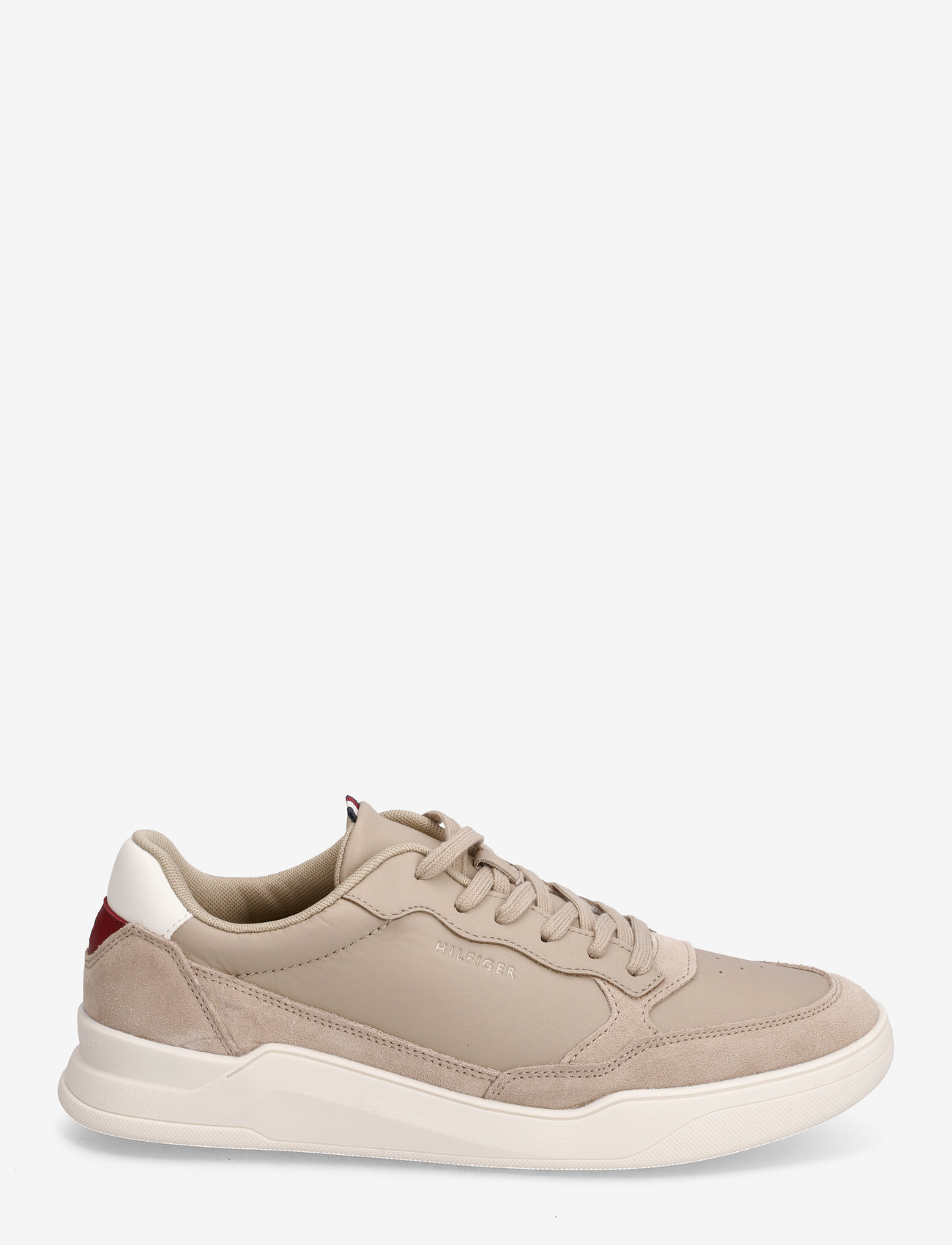 Tommy Hilfiger - ELEVATED CUPSOLE LEATHER MIX - beige - 1
