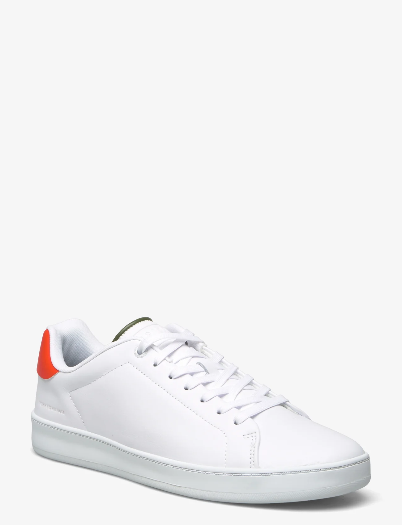 Tommy Hilfiger - COURT SNEAKER LEATHER CUP - laag sneakers - deep orange - 0