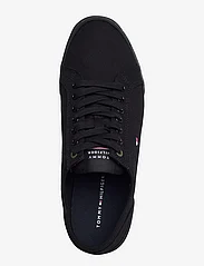 Tommy Hilfiger - CORE CORPORATE VULC CANVAS - lave sneakers - black - 3