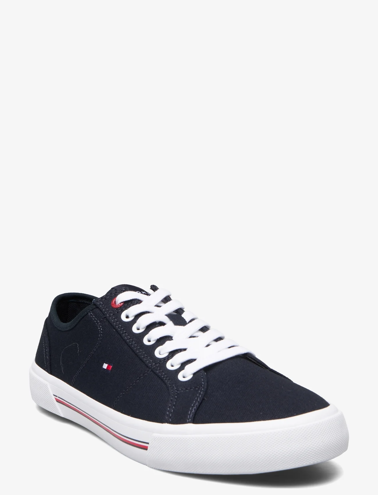 Tommy Hilfiger - CORE CORPORATE VULC CANVAS - laag sneakers - desert sky - 0