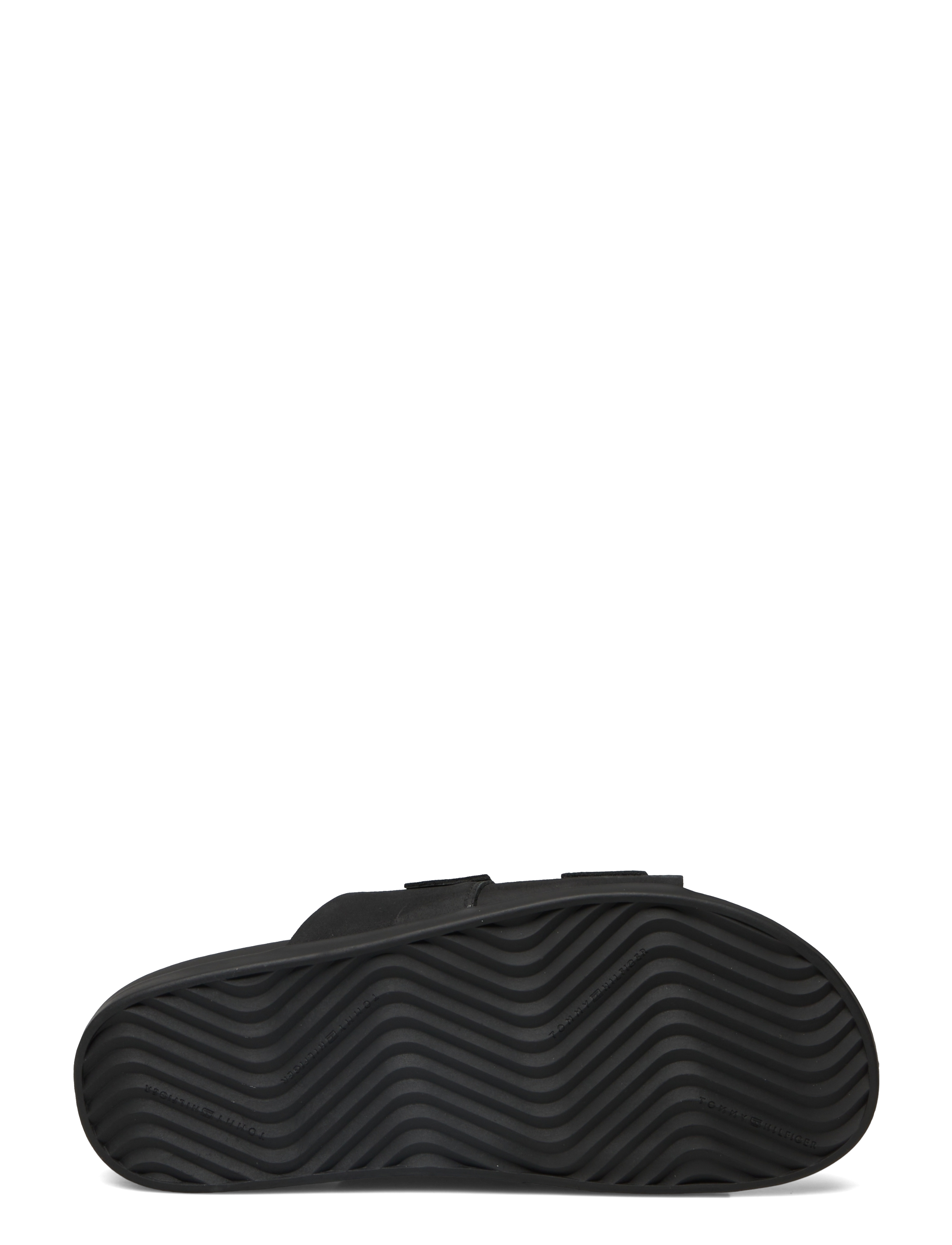 Tommy Hilfiger - HILFIGER NUBUCK BUCKLES SANDAL - black - 4