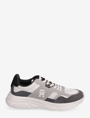 Tommy Hilfiger - MODERN RUNNER LTH MIX - lave sneakers - antique silver - 1
