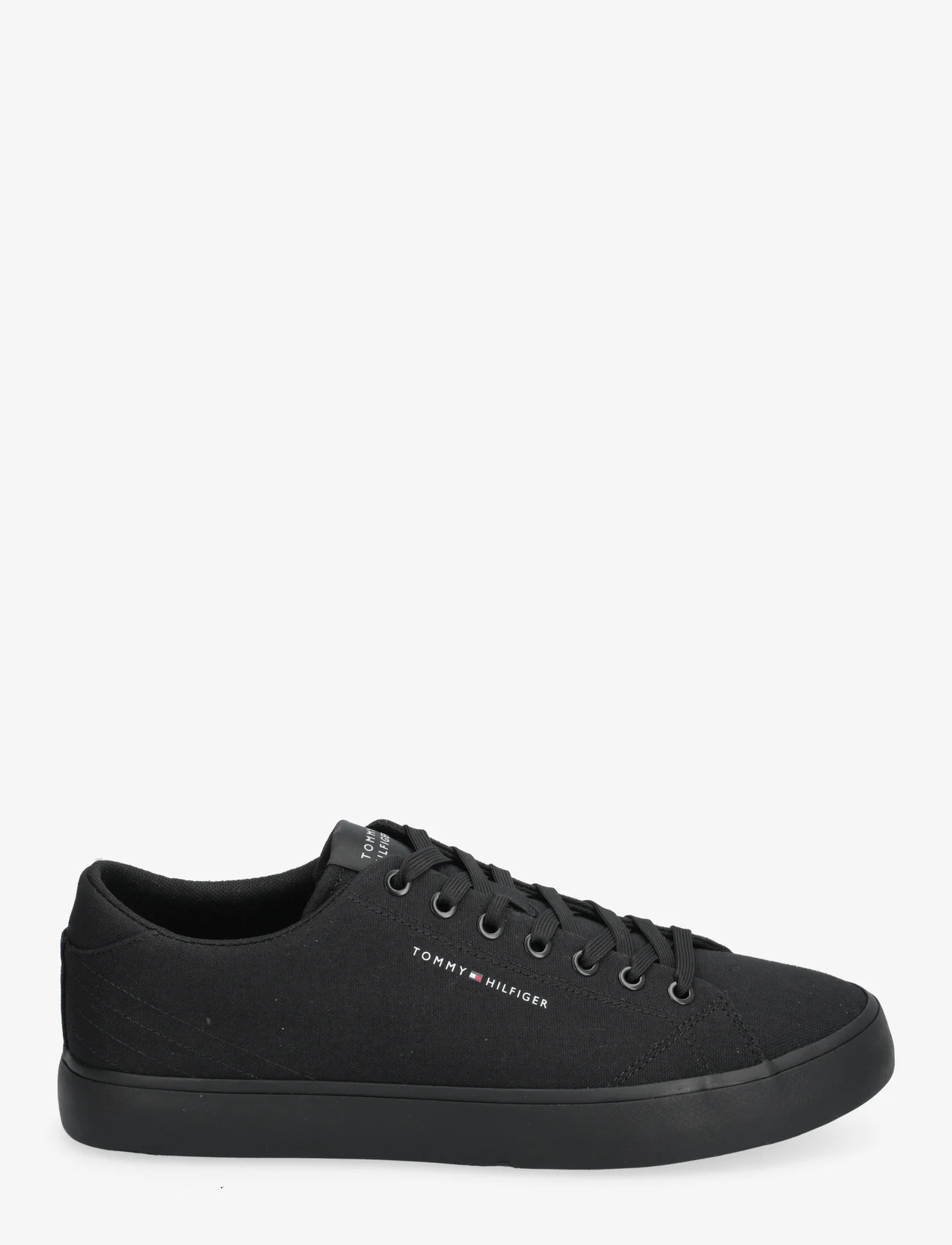 Tommy Hilfiger - TH HI VULC LOW CANVAS - laag sneakers - black - 1