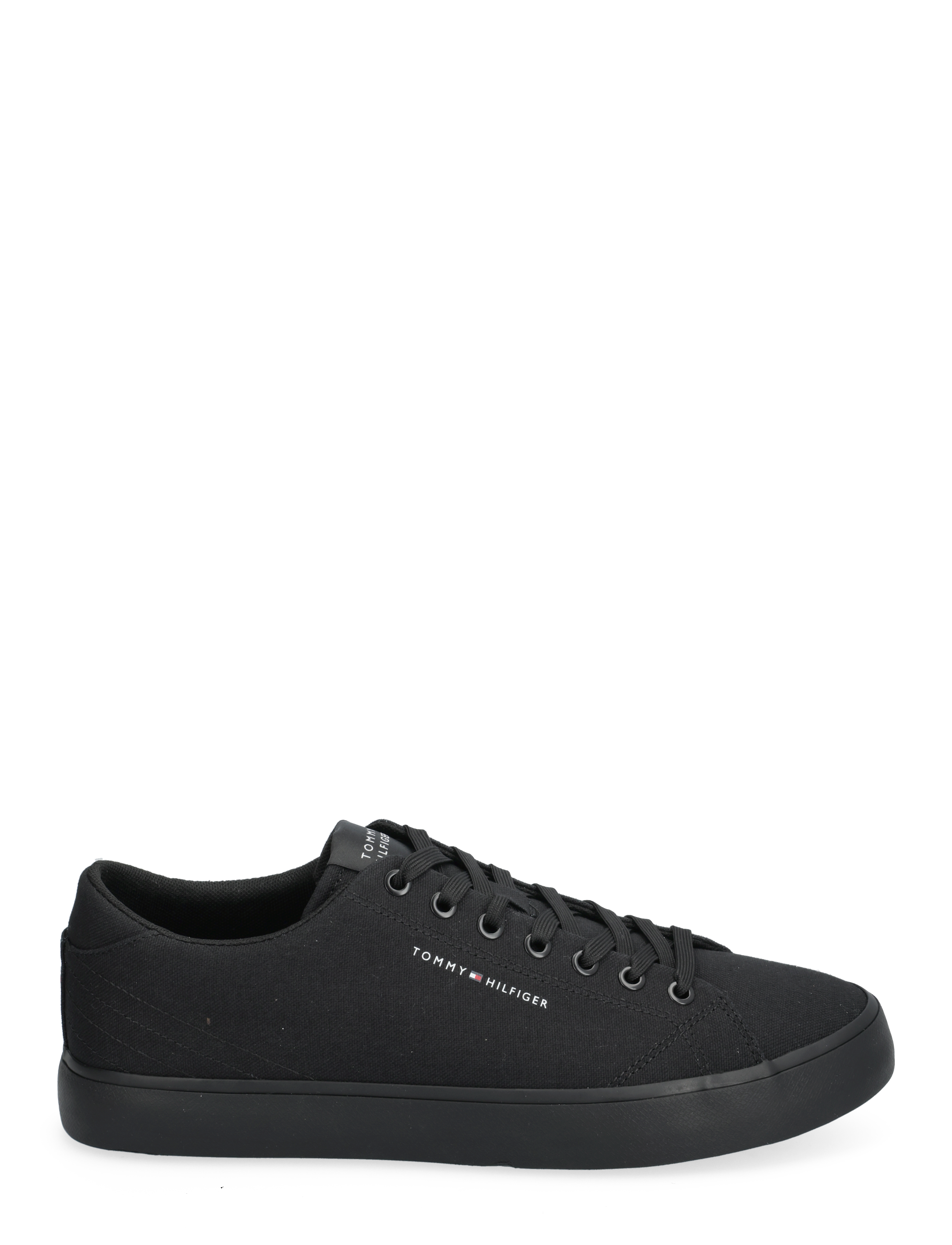 Tommy Hilfiger - TH HI VULC LOW CANVAS - black - 1