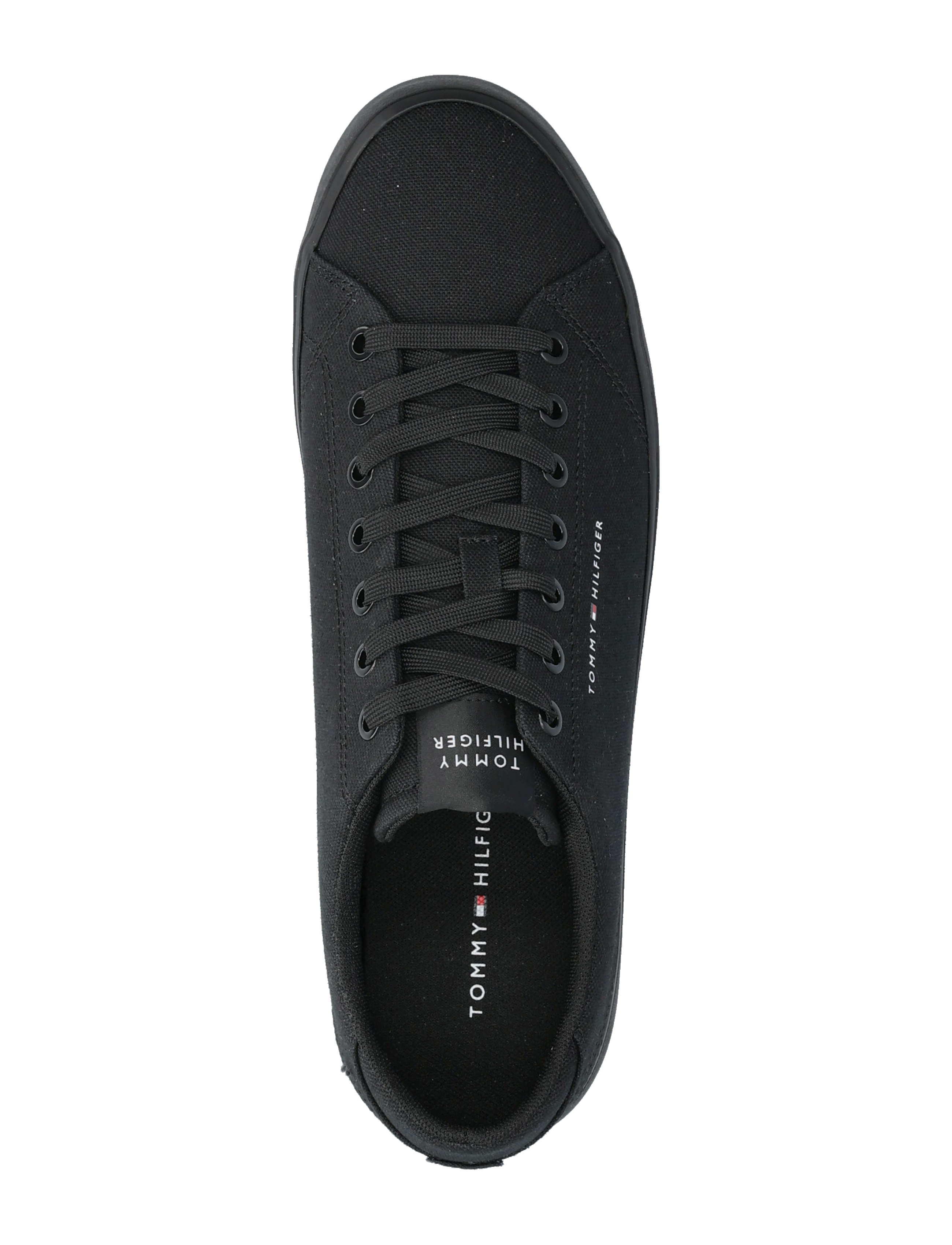 Tommy Hilfiger - TH HI VULC LOW CANVAS - black - 3