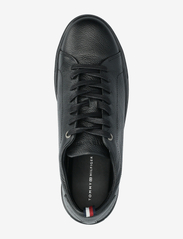 Tommy Hilfiger - PREMIUM CUPSOLE GRAINED LTH - low tops - black - 3