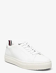 Tommy Hilfiger - PREMIUM CUPSOLE GRAINED LTH - låga sneakers - white - 0