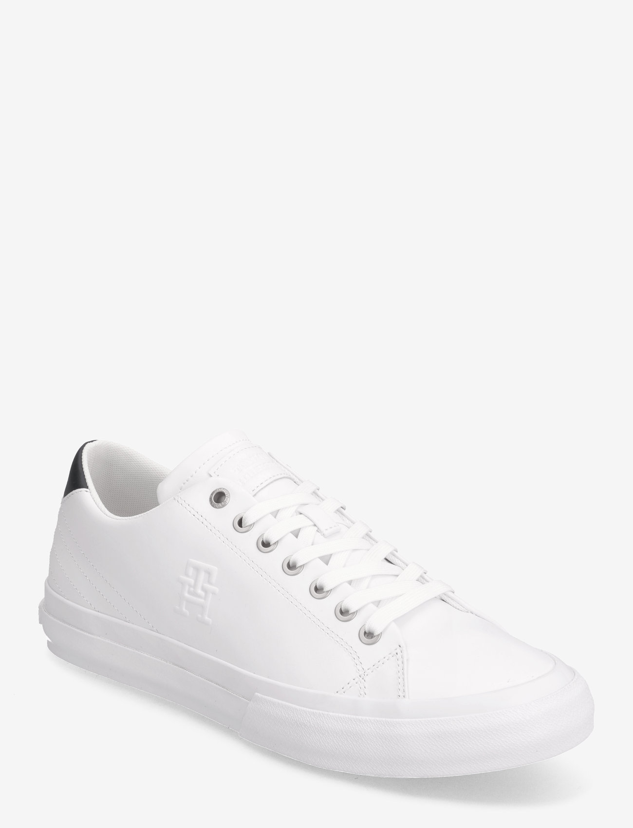 Tommy Hilfiger - TH HI VULC STREET LOW LTH ESS - laag sneakers - white - 0