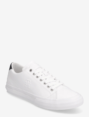 Tommy Hilfiger - TH HI VULC STREET LOW LTH ESS - lave sneakers - white - 0