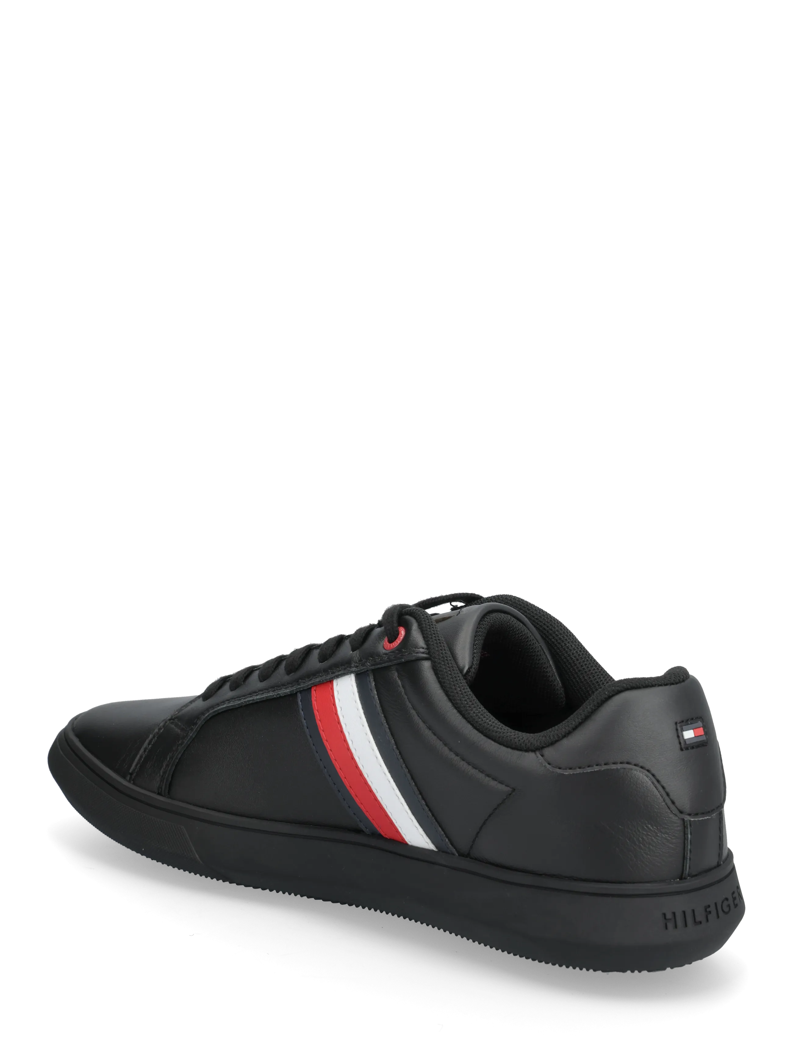 Tommy Hilfiger - ESSENTIAL LEATHER CUPSOLE - madala säärega - triple black - 2
