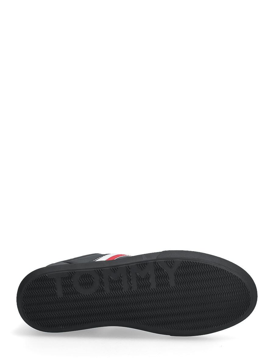 Tommy Hilfiger - ESSENTIAL LEATHER CUPSOLE - madala säärega - triple black - 4