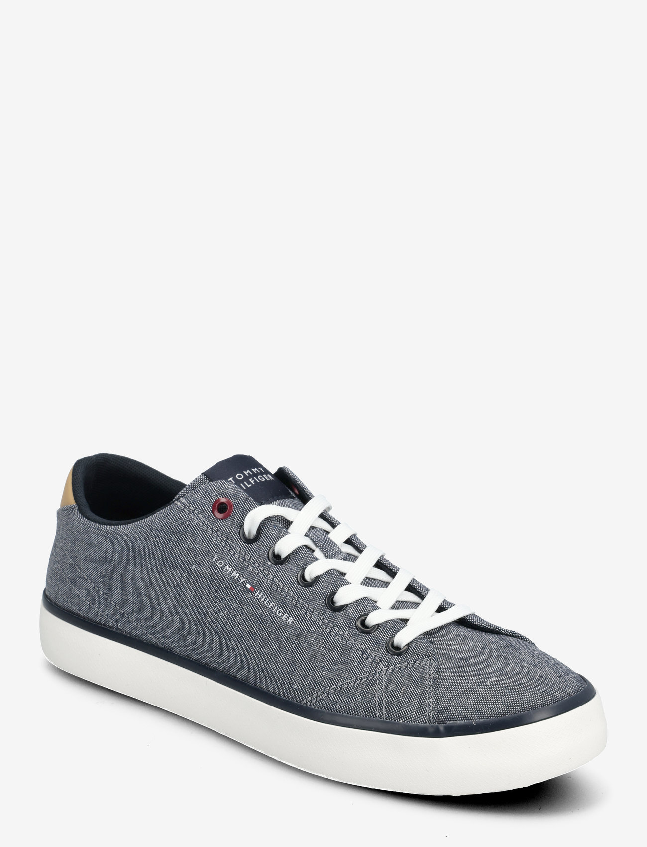 Tommy Hilfiger - TH HI VULC LOW CHAMBRAY - lave sneakers - desert sky - 0