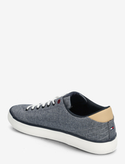 Tommy Hilfiger - TH HI VULC LOW CHAMBRAY - lave sneakers - desert sky - 2