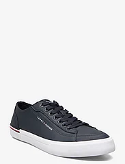 Tommy Hilfiger - CORPORATE VULC LEATHER - laag sneakers - desert sky - 0