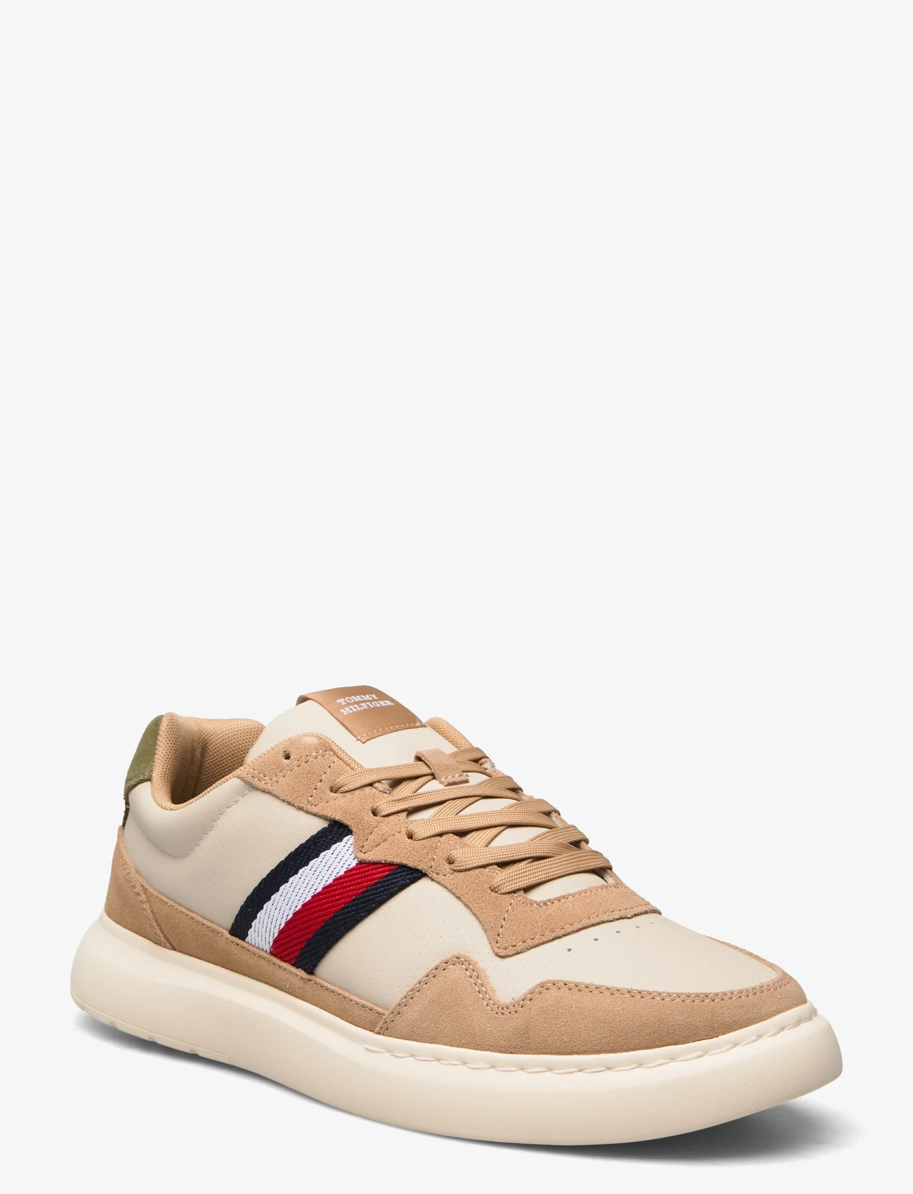 Tommy Hilfiger - LIGHTWEIGHT CUP LTH MIX - laag sneakers - classic khaki - 0