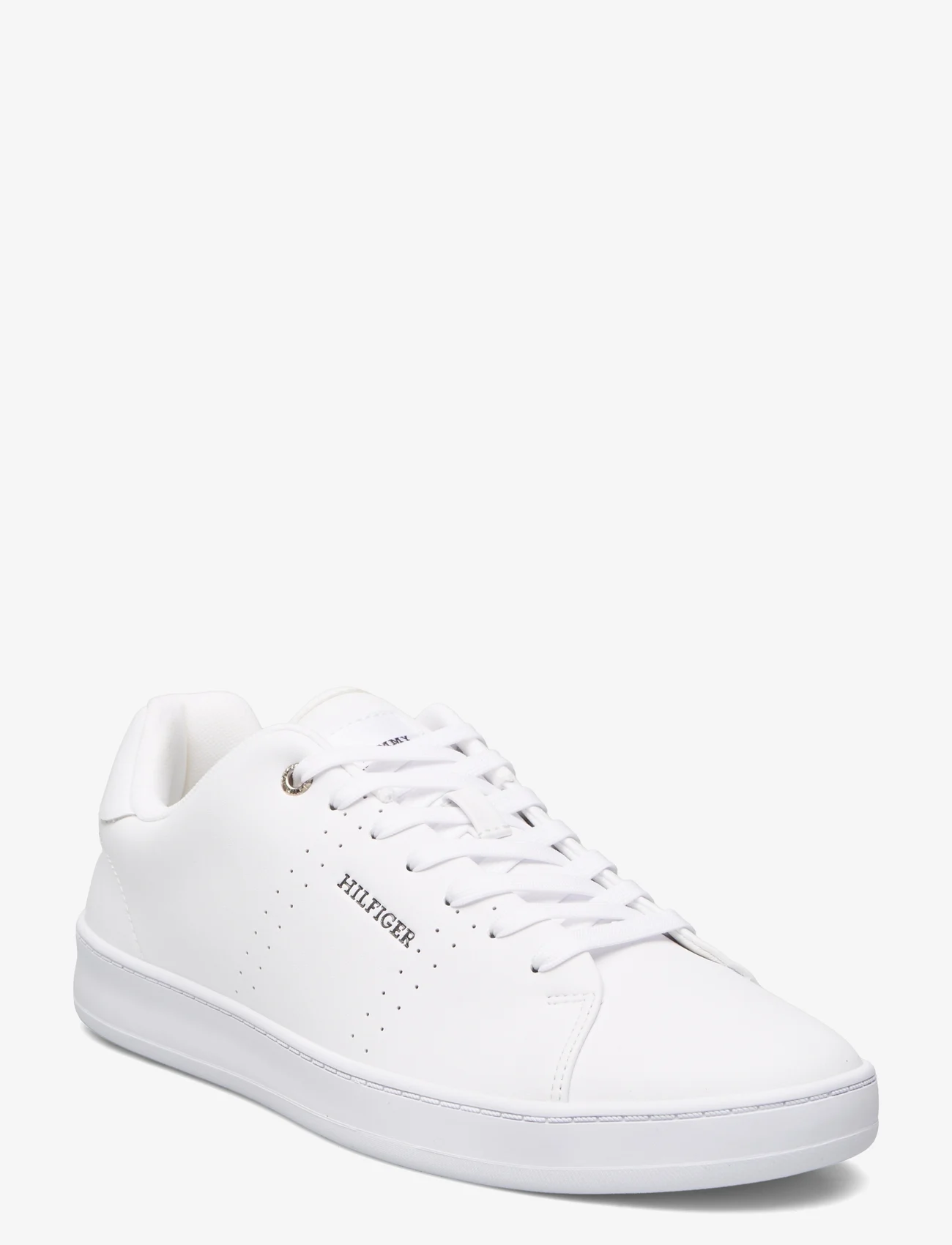 Tommy Hilfiger - COURT CUPSOLE RWB LTH - laag sneakers - white - 0