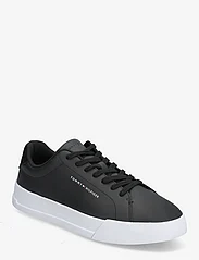 Tommy Hilfiger - TH COURT LEATHER - low tops - black - 0