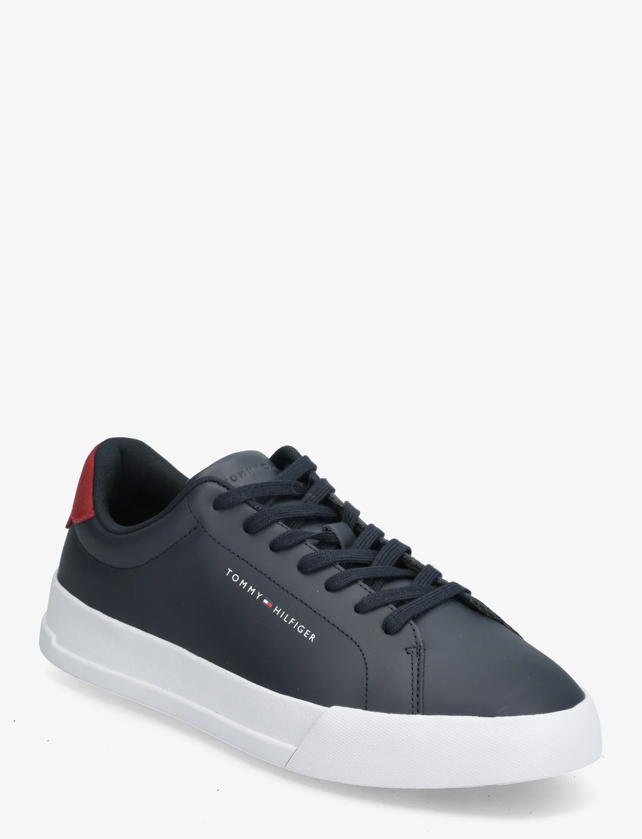 Tommy Hilfiger - TH COURT LEATHER - lave sneakers - desert sky - 0
