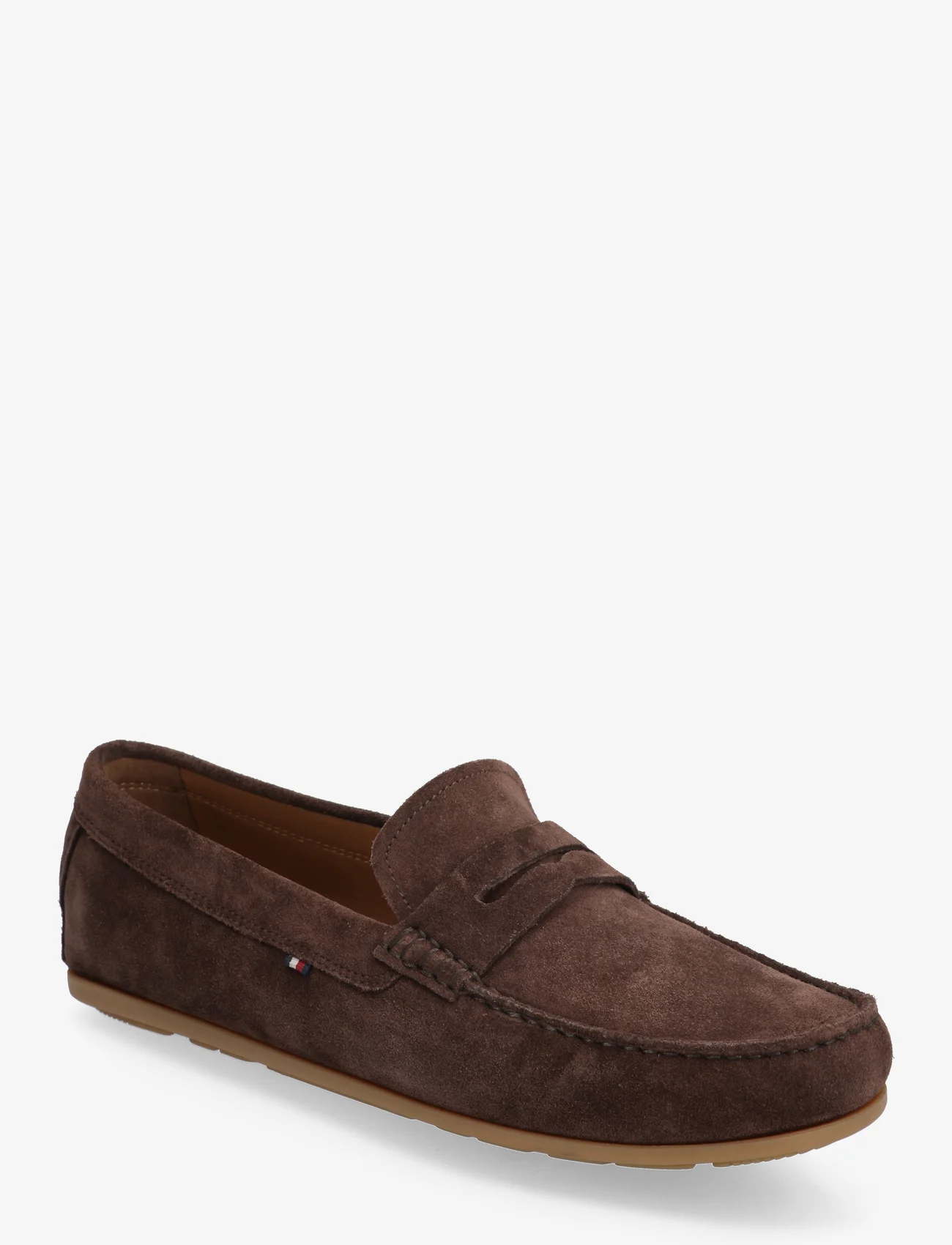 Tommy Hilfiger - CASUAL HILFIGER SUEDE DRIVER - buty wiosenne - cocoa - 0